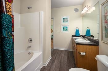 Bathroom with bathtub